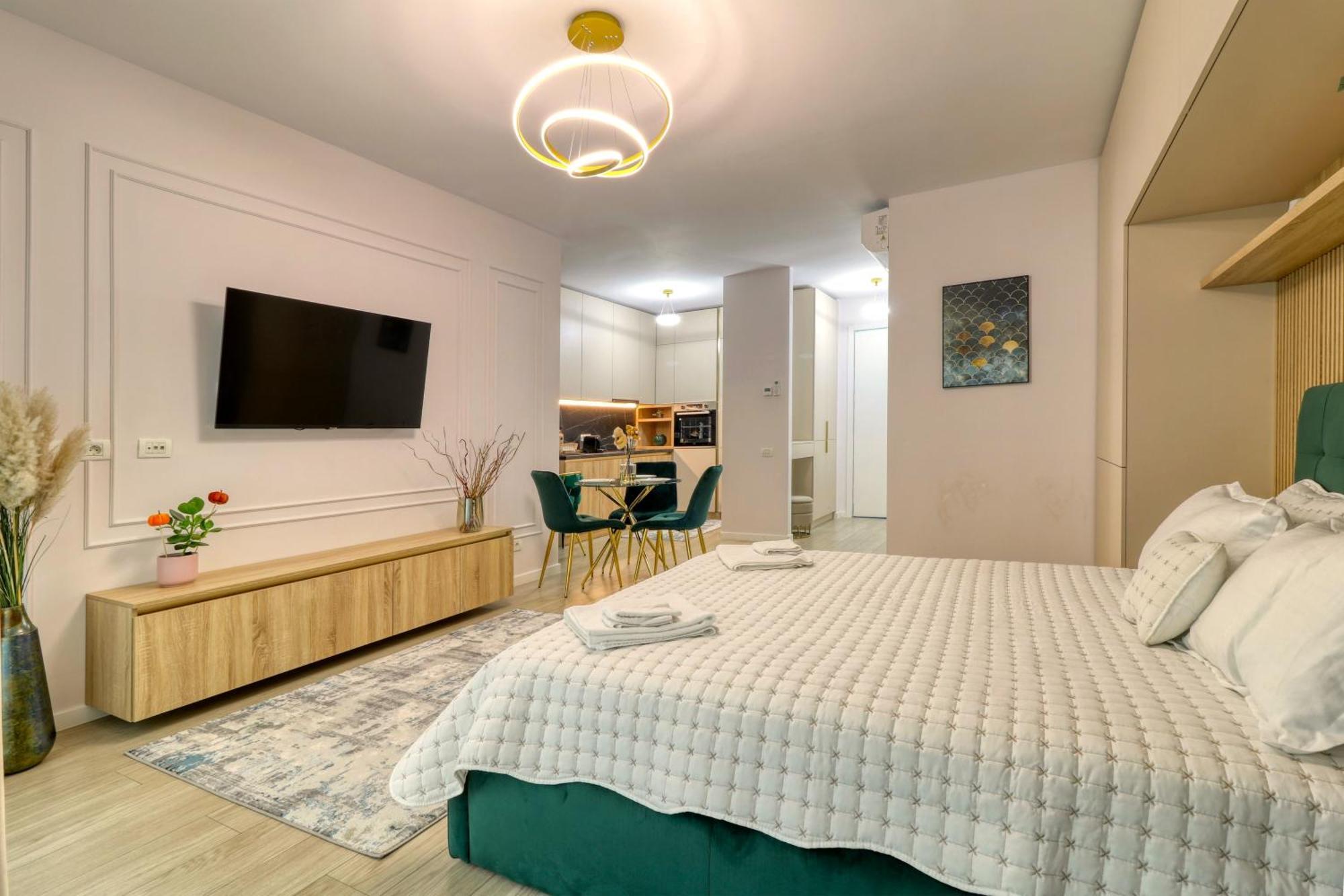 Herastrau Luxury Studios Bukarest Eksteriør billede