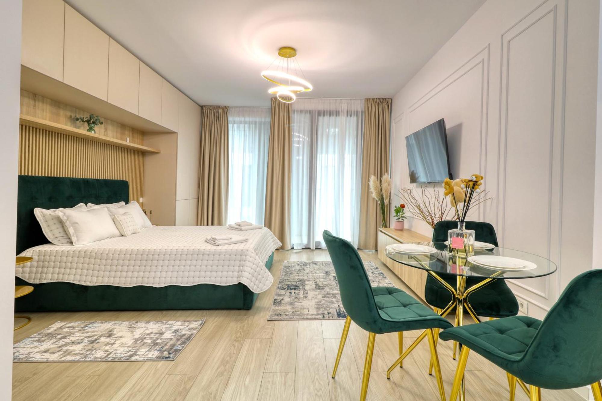 Herastrau Luxury Studios Bukarest Eksteriør billede